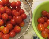 プチトマトで作る「トマトソースパスタ作り方1写真
