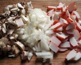 お家でお手軽中華●かにたま天津飯の具作り方3写真
