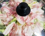 ゆず胡椒がピリっ♡豚バラとレタス蒸し作り方5写真