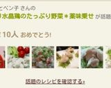 ひんやり水晶鶏のたっぷり野菜*薬味乗せ作り方21写真