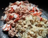 お家でお手軽中華●かにたま天津飯の具作り方5写真