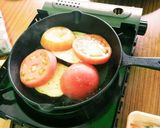 BBQレシピ!!トマトと茄子のチーズ焼き作り方1写真