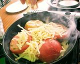 BBQレシピ!!トマトと茄子のチーズ焼き作り方2写真