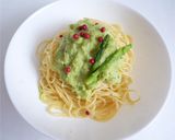 アスパラガスピュレのパスタ作り方4写真