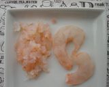 中華風（４）海老ワンタンのスープ。作り方1写真