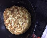 なめ茸とにんにくのスペイン風オムレツ作り方3写真