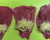 そうめんかぼちゃ(金糸瓜)の牛肉巻き作り方3写真