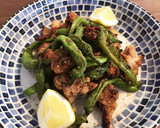 鶏肉と甘長とうがらしのスパイシー香り炒め作り方4写真