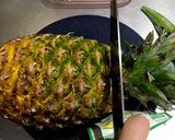パイナップルの切り方作り方1写真