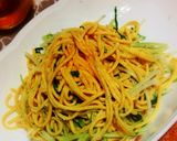 カラスミ香る♪シラス＆水菜のパスタ作り方4写真