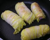 おさかなｿｰｾｰｼﾞでロール白菜作り方3写真