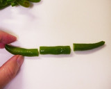 いんげんのピリ辛マヨ胡麻和え作り方1写真
