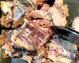 サバの味噌煮風オニギリ作り方1写真