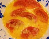 簡単♪ﾚﾝｼﾞでﾄﾏﾄのﾁｰｽﾞ焼き☆作り方3写真