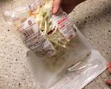 レンジでスッキリ、サラダ野菜炒め作り方1写真