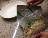 レンジでスッキリ、サラダ野菜炒め作り方4写真