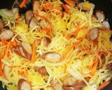 そうめんカボチャで、ナポリタン!!作り方3写真