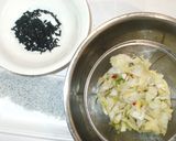 白菜漬け物とジャコの酢の物♪漬物アレンジ作り方1写真