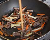 ずいきの炒め物作り方3写真
