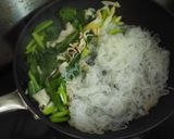 超ヘルシー！しらたきの塩辛焼きそば作り方2写真
