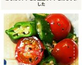 レンジだけ！ミニトマトとオクラのサラダ作り方18写真