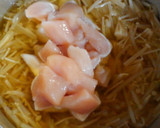 鶏ささみと もやし ワカメの生姜スープ♪作り方7写真