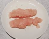 レンジでピリ辛ソースのささみきゅうり作り方1写真