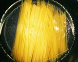 お茶漬けの素で簡単！納豆卵クリームパスタ作り方1写真