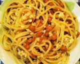 お茶漬けの素で簡単！納豆卵クリームパスタ作り方5写真