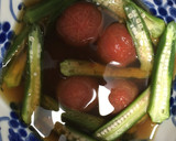 【簡単】オクラとトマトのたいたん作り方3写真