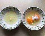 【簡単】キャラ弁 花柄 薄焼き卵作り方2写真