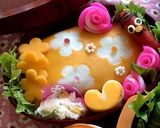 【簡単】キャラ弁 花柄 薄焼き卵作り方15写真