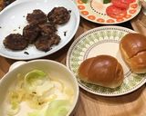 ロールパンバーガー作り方9写真