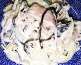 サラスパツナと塩昆布、マヨネーズ合え作り方4写真