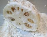 れんこんの海老はさみ焼き作り方5写真