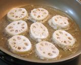 れんこんの海老はさみ焼き作り方6写真