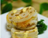 れんこんの海老はさみ焼き作り方8写真