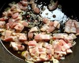 タベルナ風ベーコンとトマトのピリ辛パスタ作り方4写真