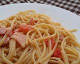 タベルナ風ベーコンとトマトのピリ辛パスタ作り方7写真