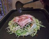 広島風お好み焼き❁ฺ作り方5写真