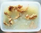 自家製♪牛スジの冷麺スープ作り方1写真