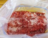 魚屋さん簡単筋子下処理方法から塩漬け作り方10写真