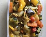 あまり夏野菜のカレー風味のラタトゥイユ作り方5写真