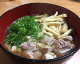冷凍うどんで簡単 鶏南蛮うどん 手抜き作り方8写真