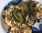 甘辛ゴーヤと納豆のオムレツ作り方5写真