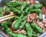 シシトウと鶏もも肉の炒め煮作り方8写真