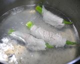 お弁当に！オクラのマキマキしゃぶしゃぶ作り方3写真