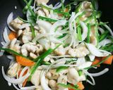 鶏むね肉野菜炒め作り方7写真