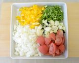 夏野菜を使った、ラタトゥイユ風ソース作り方1写真
