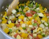 夏野菜を使った、ラタトゥイユ風ソース作り方4写真